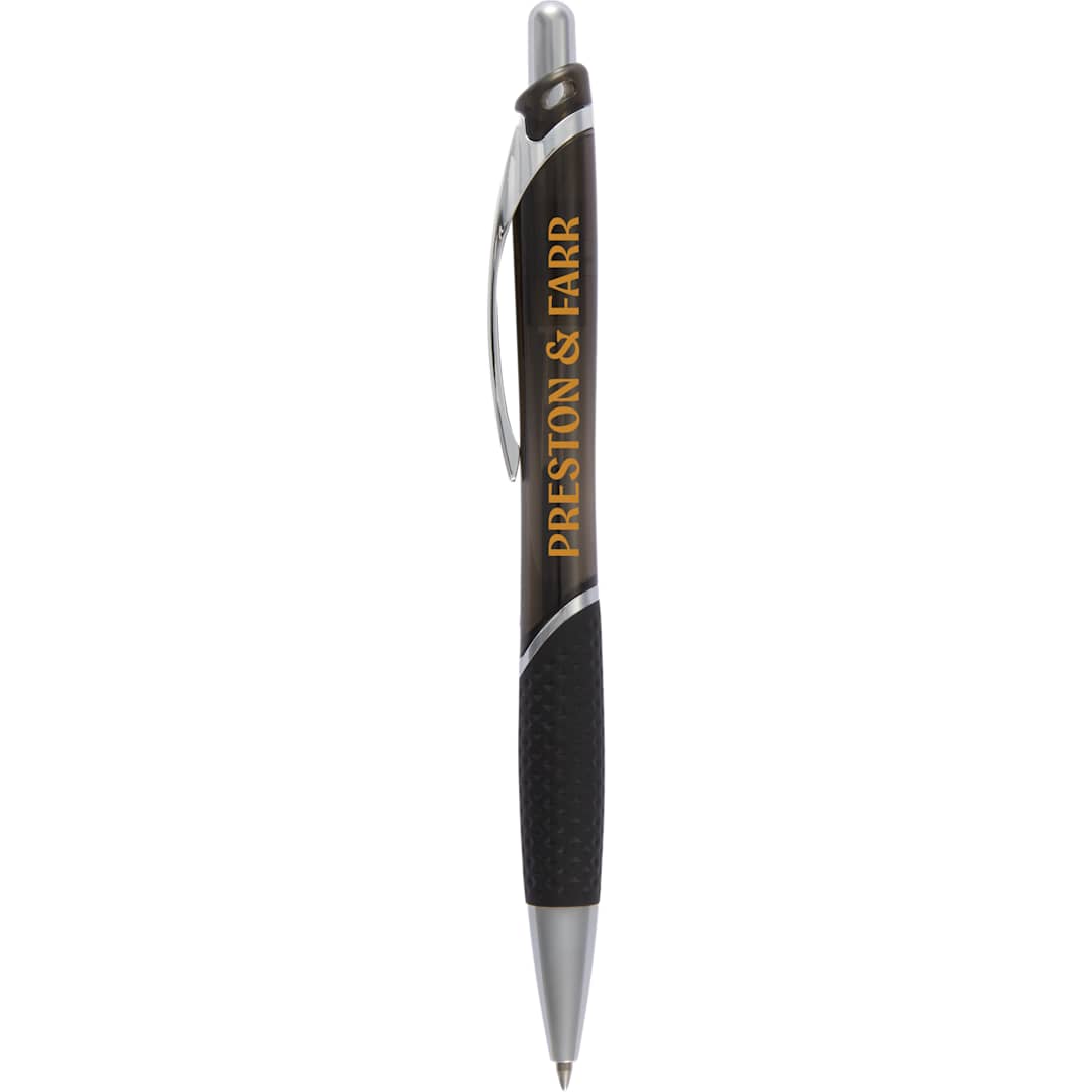 Bullet Pivot Translucent Recycled Gel Pen - SM-5362 Black