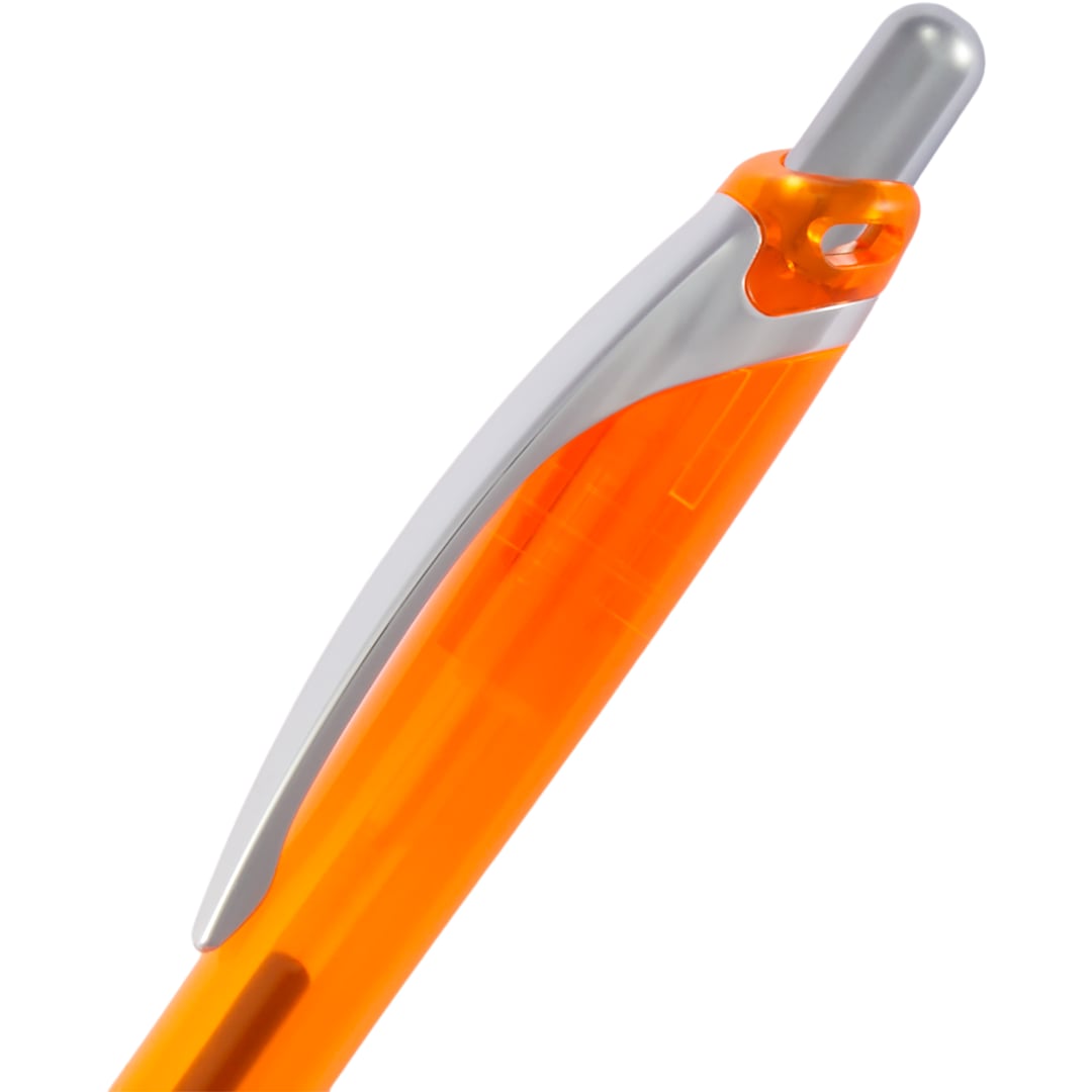 Bullet Pivot Translucent Recycled Gel Pen - SM-5362 Orange