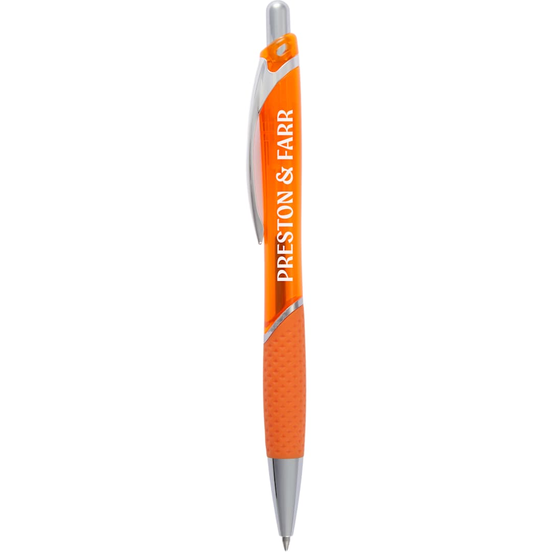 Bullet Pivot Translucent Recycled Gel Pen - SM-5362 Orange