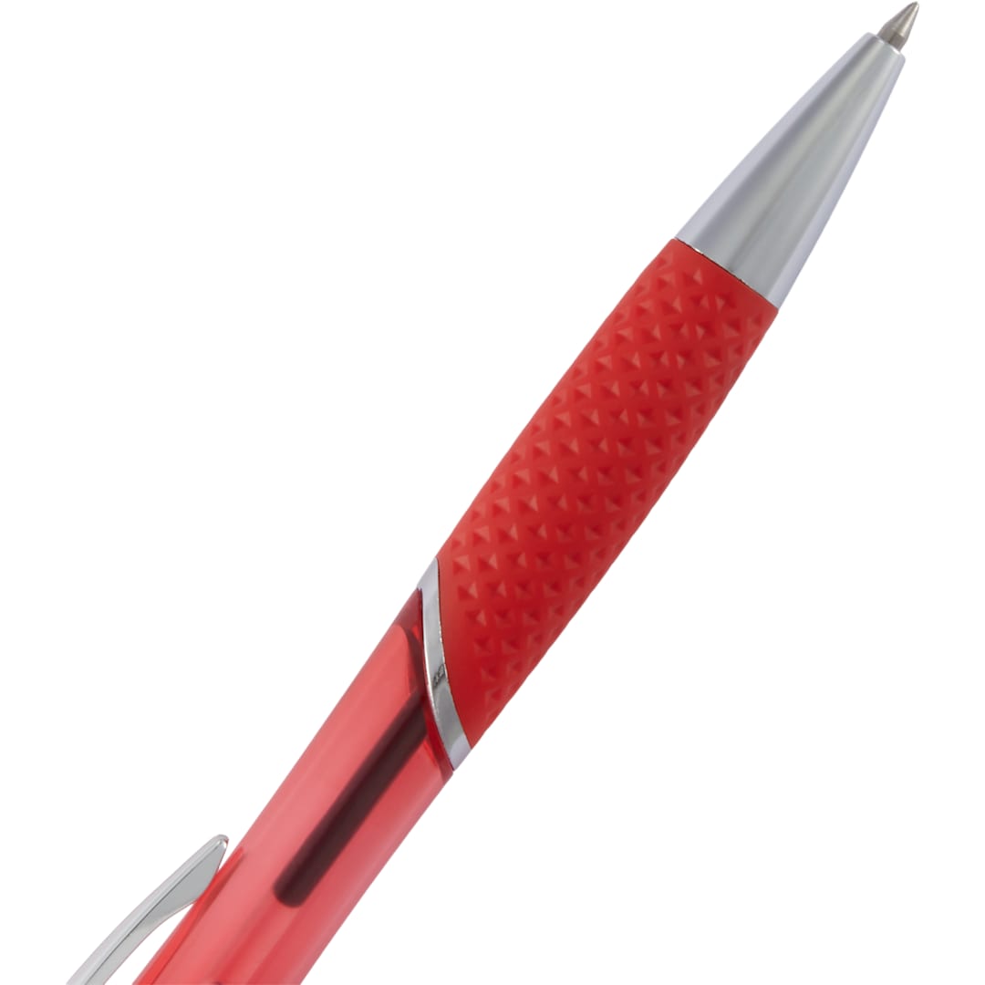 Bullet Pivot Translucent Recycled Gel Pen - SM-5362 Red