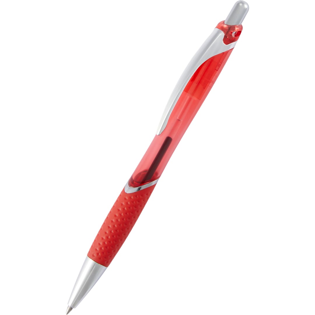Bullet Pivot Translucent Recycled Gel Pen - SM-5362 Red