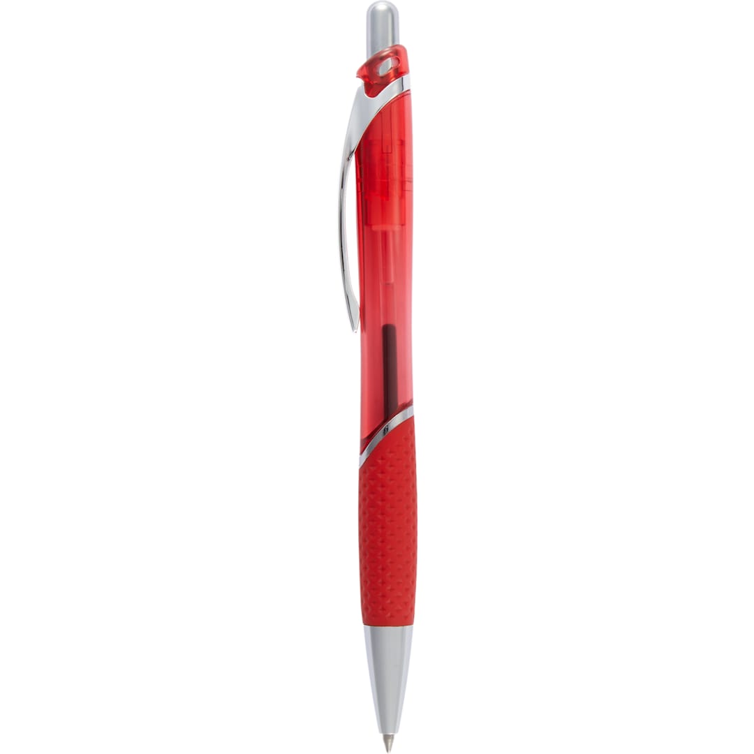 Bullet Pivot Translucent Recycled Gel Pen - SM-5362 Red