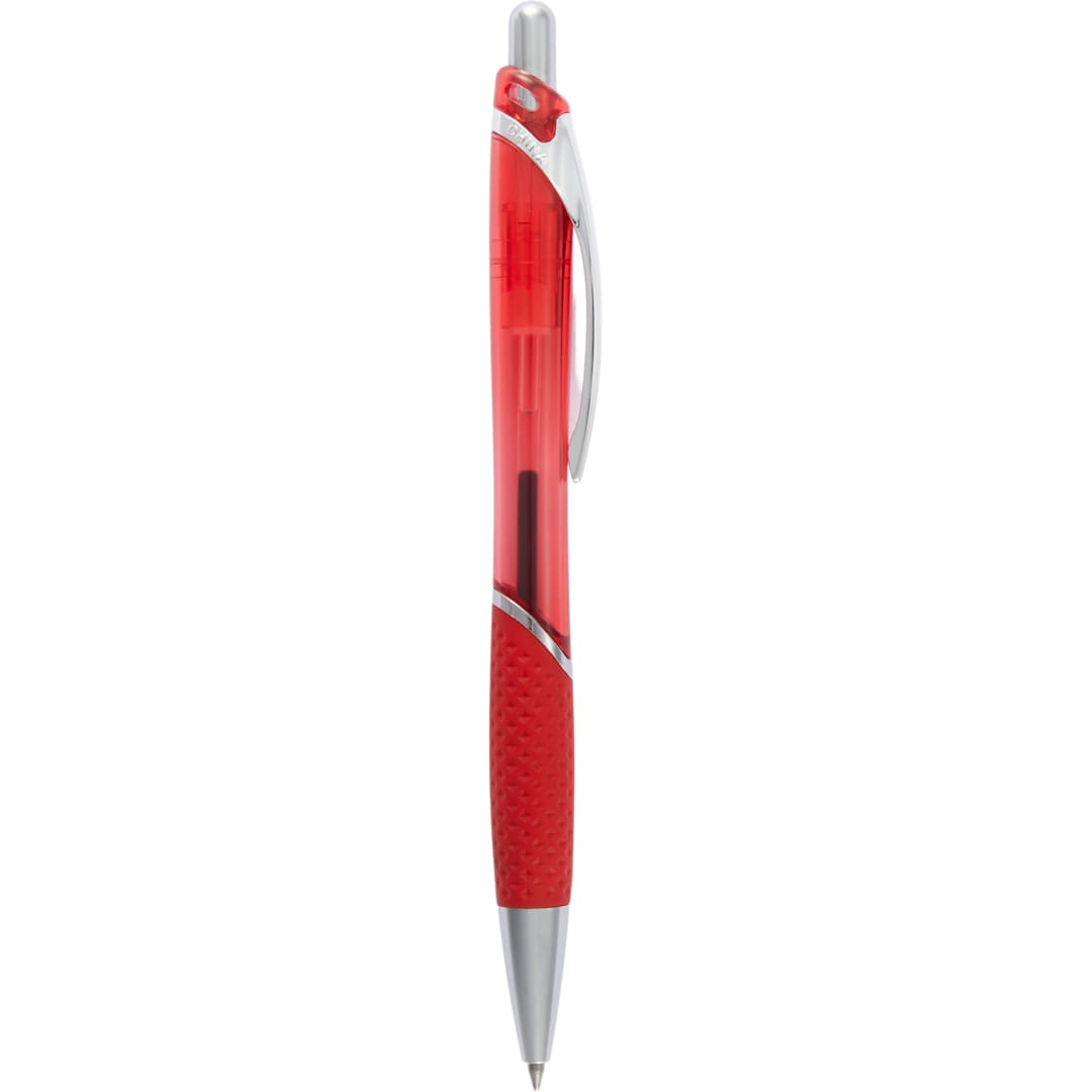 Bullet Pivot Translucent Recycled Gel Pen - SM-5362 Red