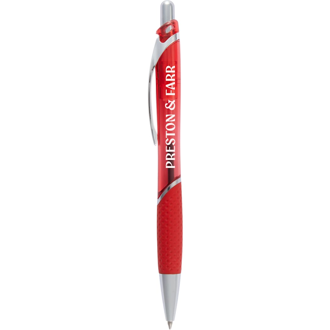 Bullet Pivot Translucent Recycled Gel Pen - SM-5362 Red