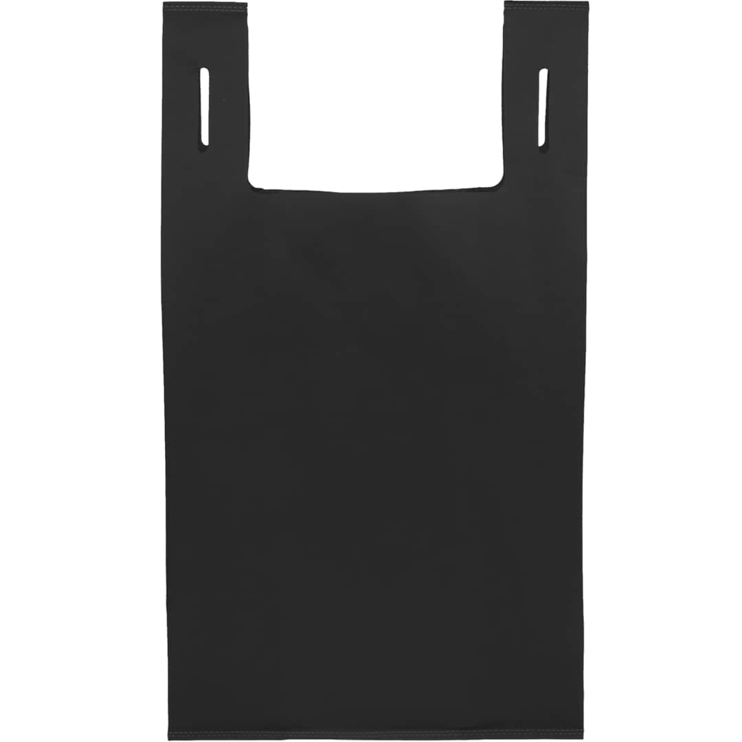 Recycled Non-Woven T-Shirt Tote - SM-5461 Black