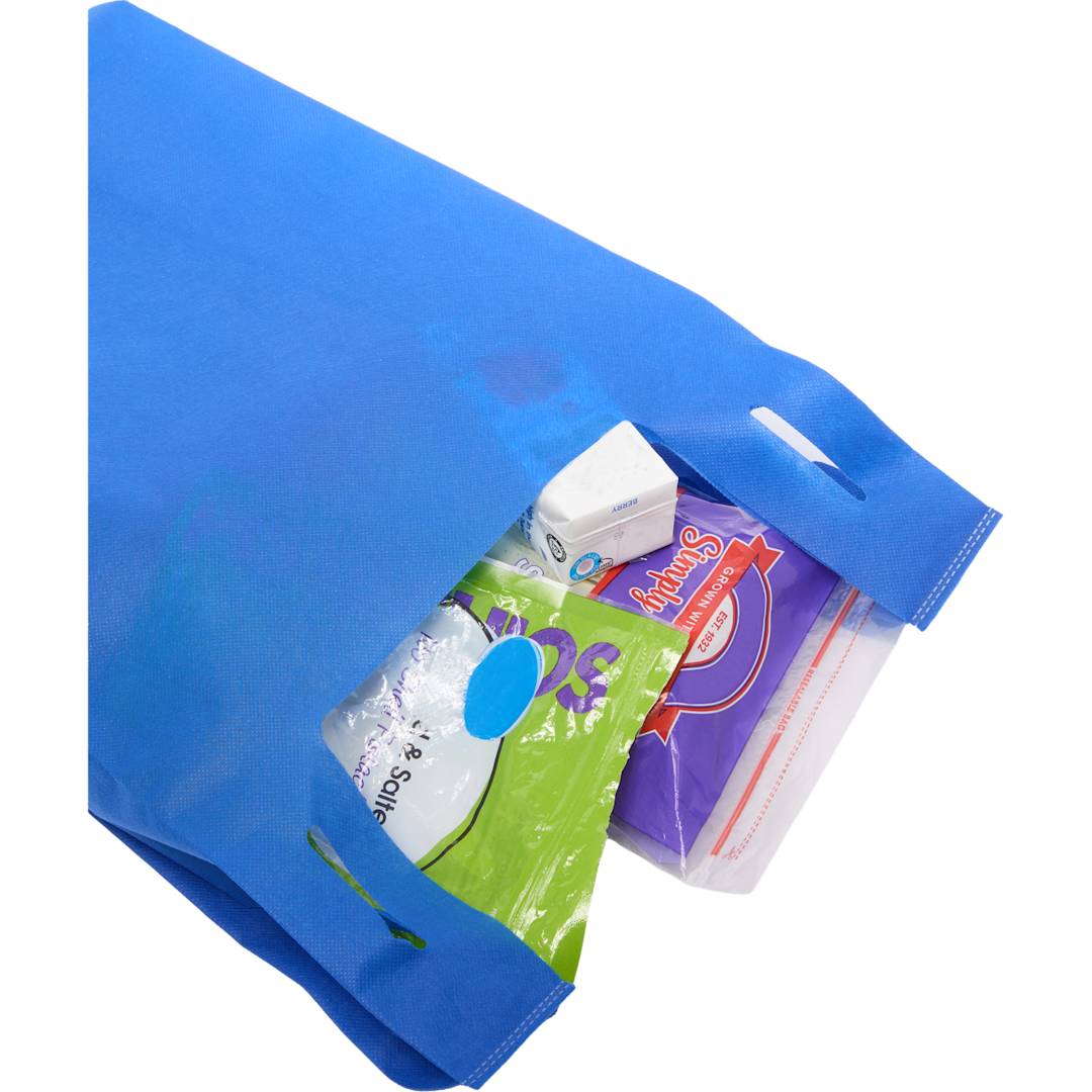 Recycled Non-Woven T-Shirt Tote - SM-5461 Blue