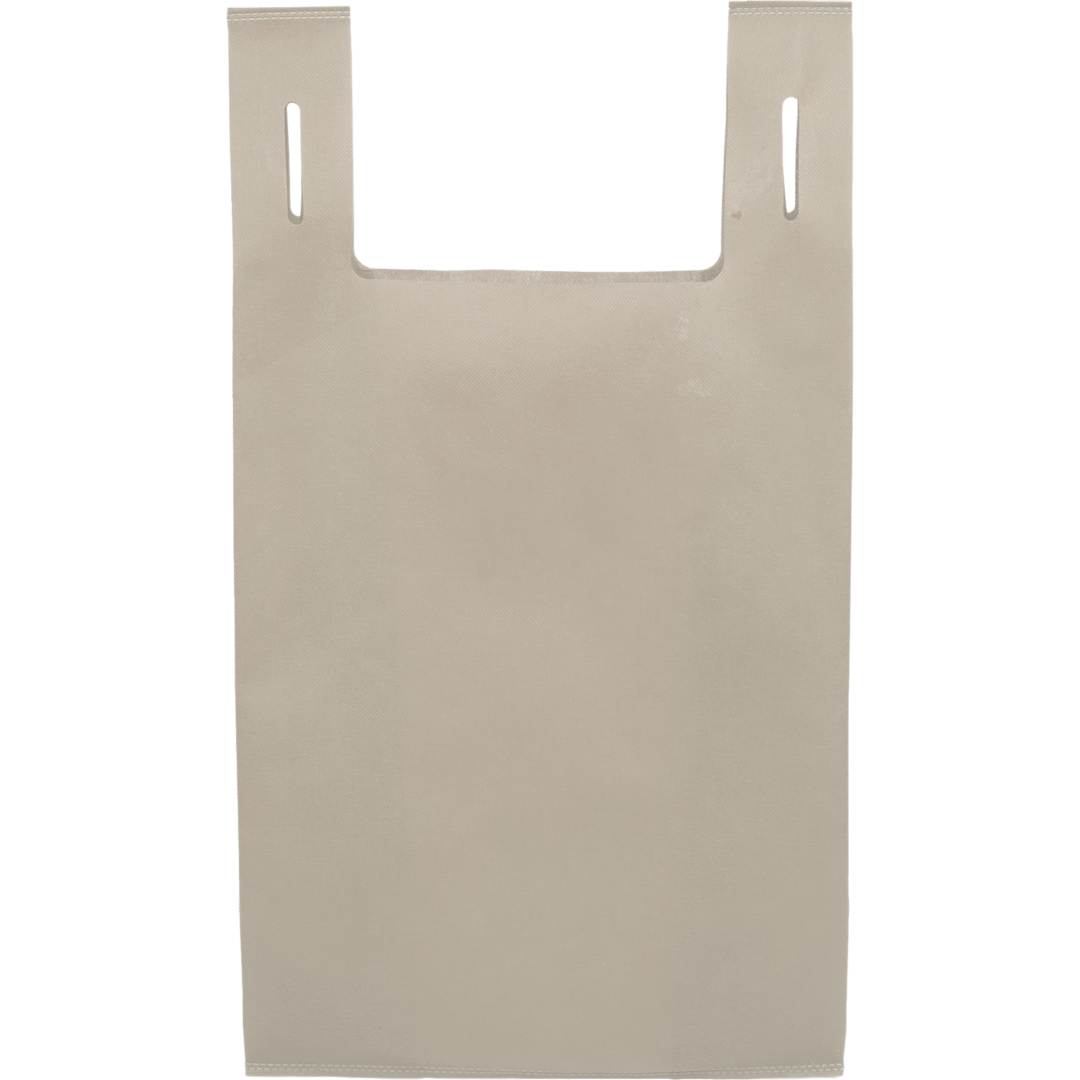 Recycled Non-Woven T-Shirt Tote - SM-5461 Tan