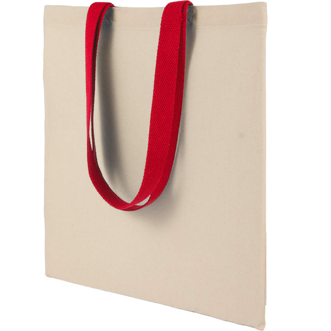 Nebraska 4oz Recycled Cotton Convention Tote - SM-5462 Red