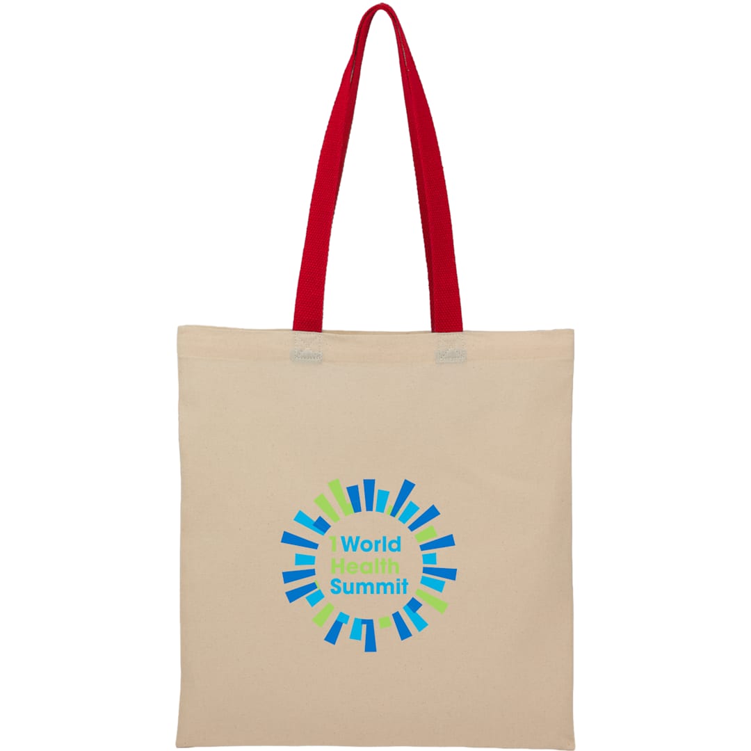 Nebraska 4oz Recycled Cotton Convention Tote - SM-5462 Red