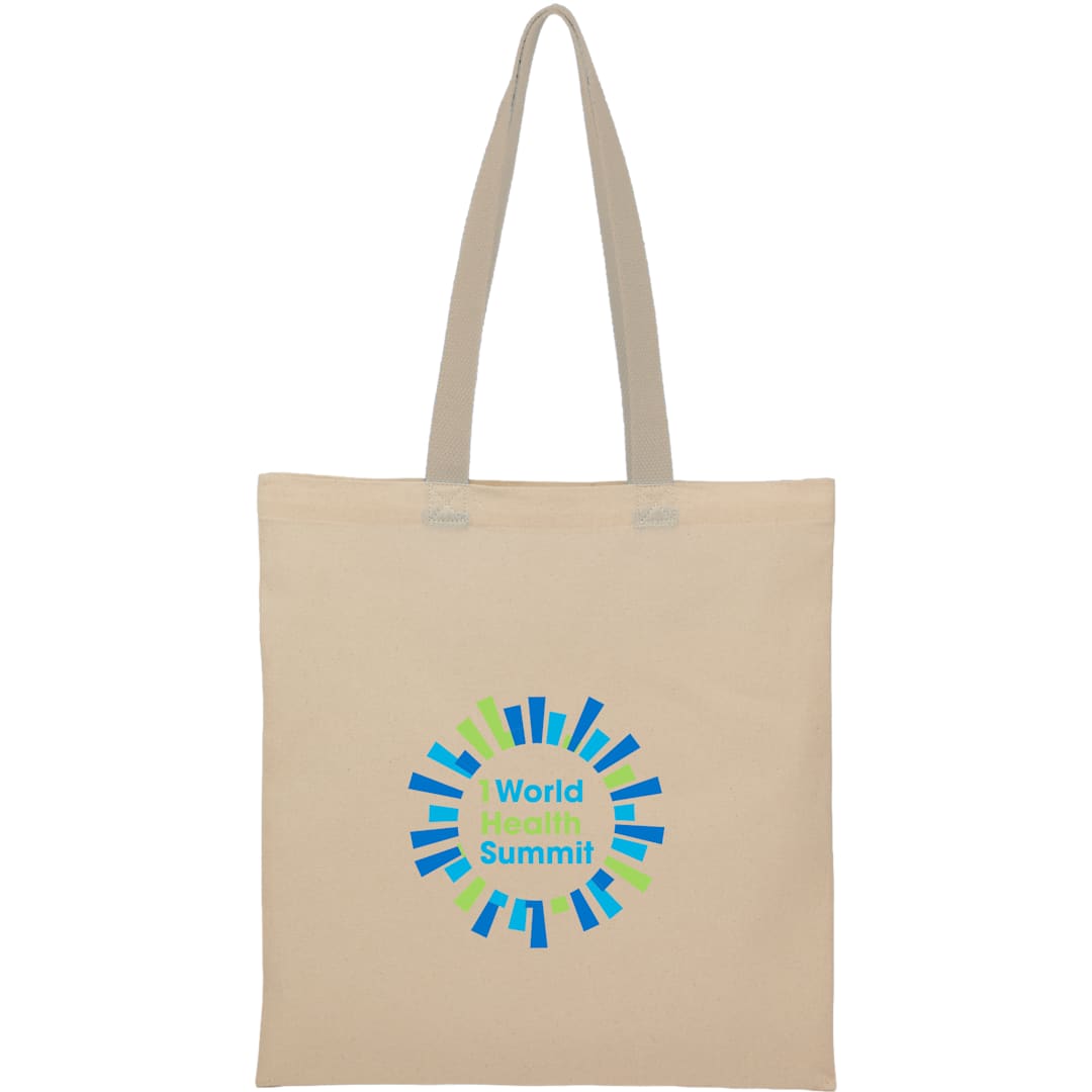 Nebraska 4oz Recycled Cotton Convention Tote - SM-5462 Tan