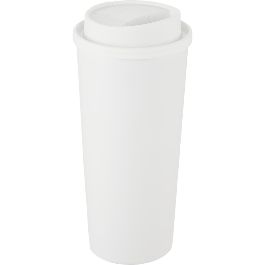 Oscar Vacuum Insulated Tumbler w/ Slide Lid 16oz - SM-6553 White