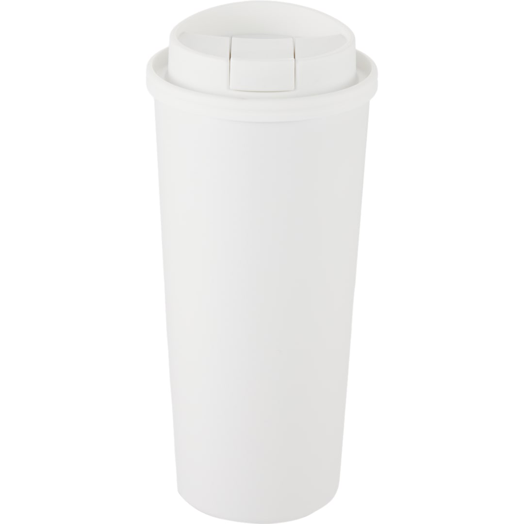 Oscar Vacuum Insulated Tumbler w/ Slide Lid 16oz - SM-6553 White