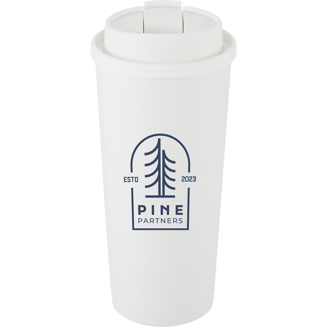 Oscar Vacuum Insulated Tumbler w/ Slide Lid 16oz - SM-6553 White