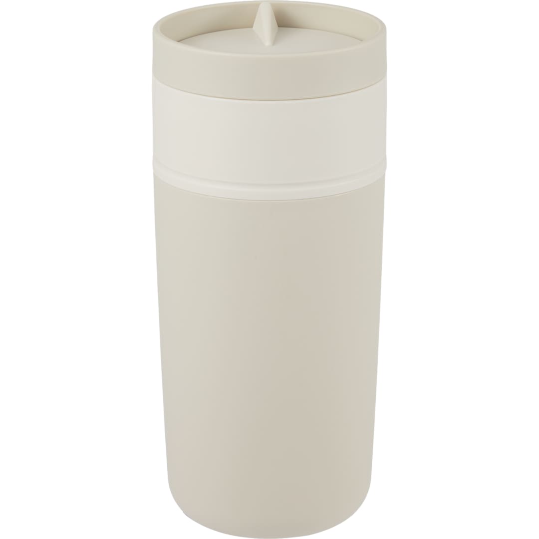 Kona RPP Double Wall Tumbler w/ Swivel Lid 16oz - SM-6555 Tan