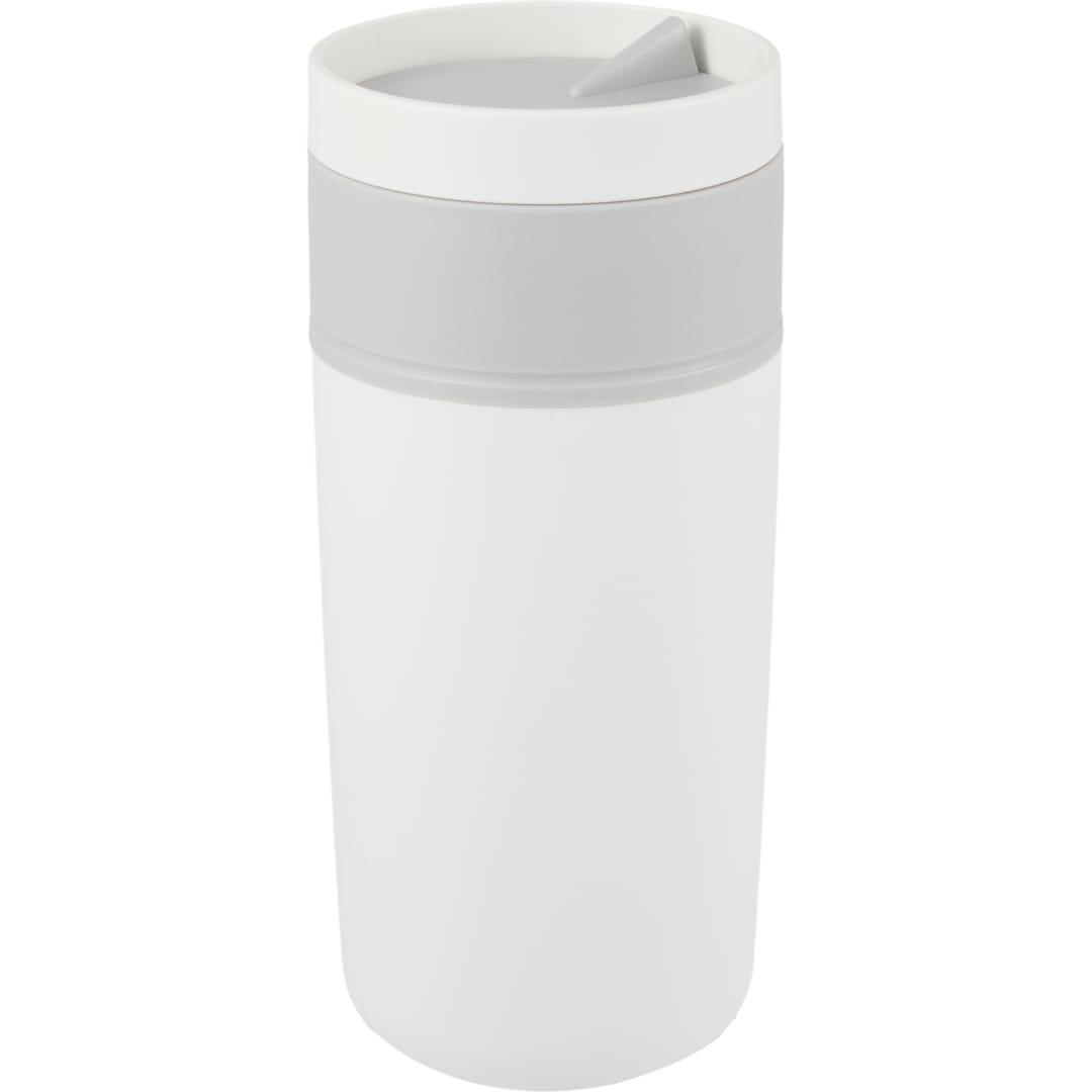 Kona RPP Double Wall Tumbler w/ Swivel Lid 16oz - SM-6555 White