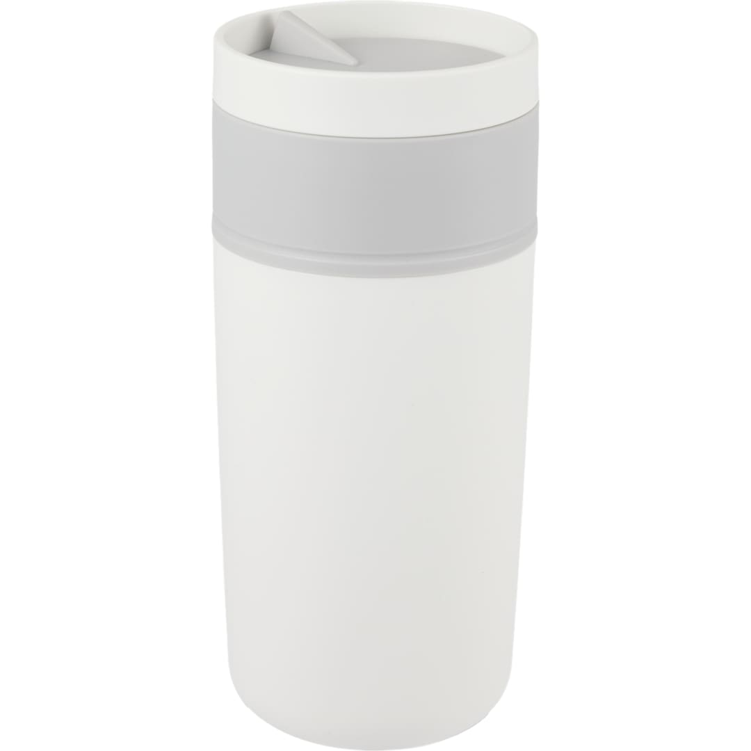 Kona RPP Double Wall Tumbler w/ Swivel Lid 16oz - SM-6555 White