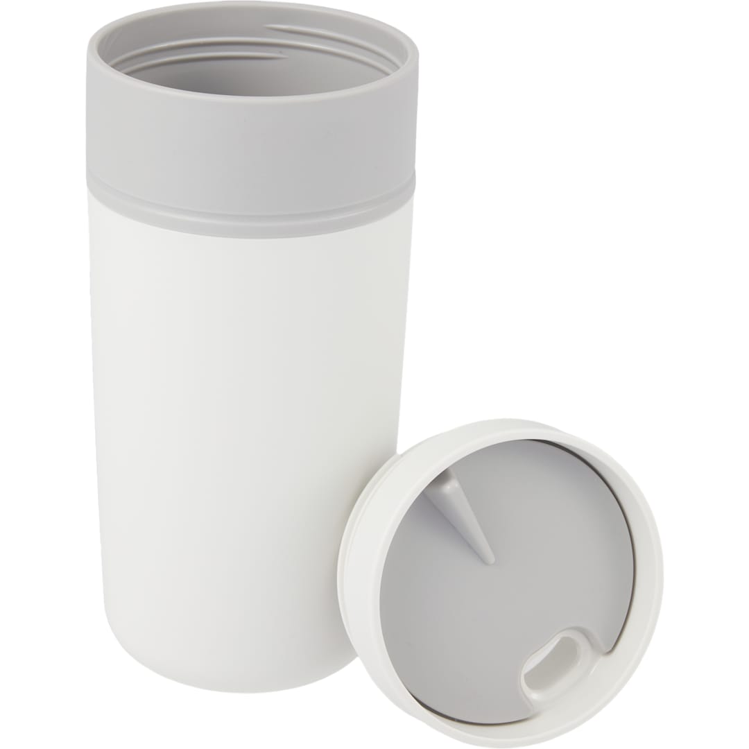 Kona RPP Double Wall Tumbler w/ Swivel Lid 16oz - SM-6555 White
