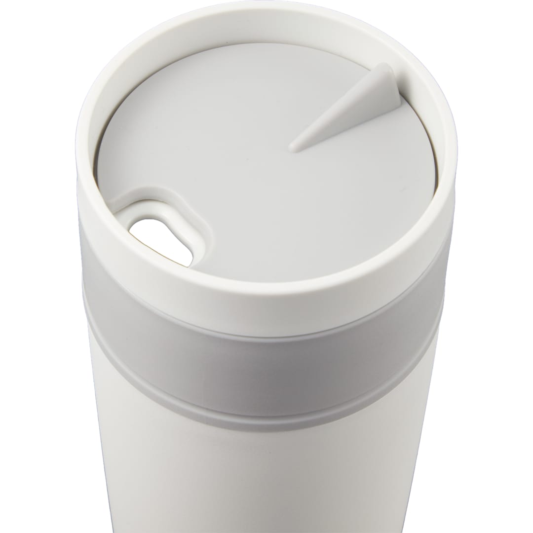 Kona RPP Double Wall Tumbler w/ Swivel Lid 16oz - SM-6555 White