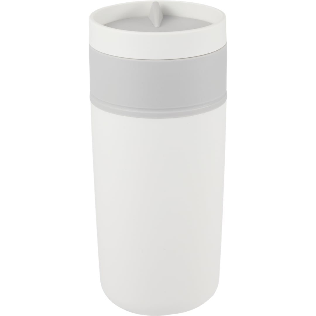 Kona RPP Double Wall Tumbler w/ Swivel Lid 16oz - SM-6555 White