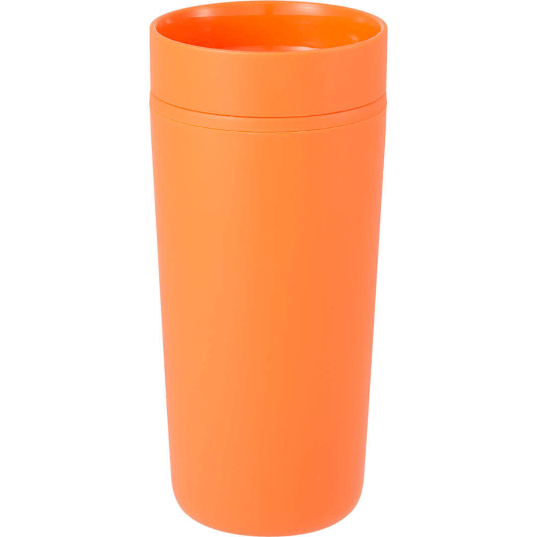 Bullet Lola Recycled Tumbler w/ 360 degree lid 16 oz - SM-6561 Orange