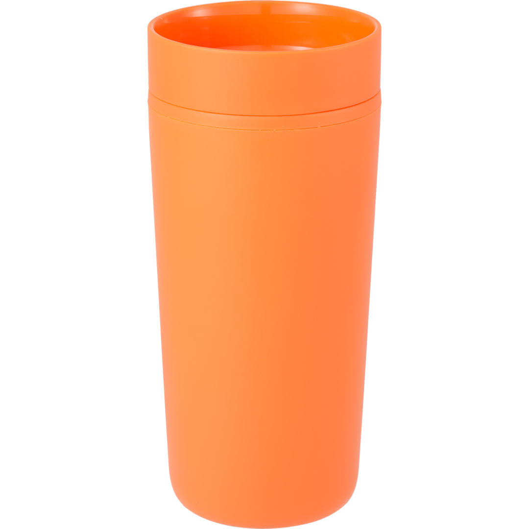 Bullet Lola Recycled Tumbler w/ 360 degree lid 16 oz - SM-6561 Orange