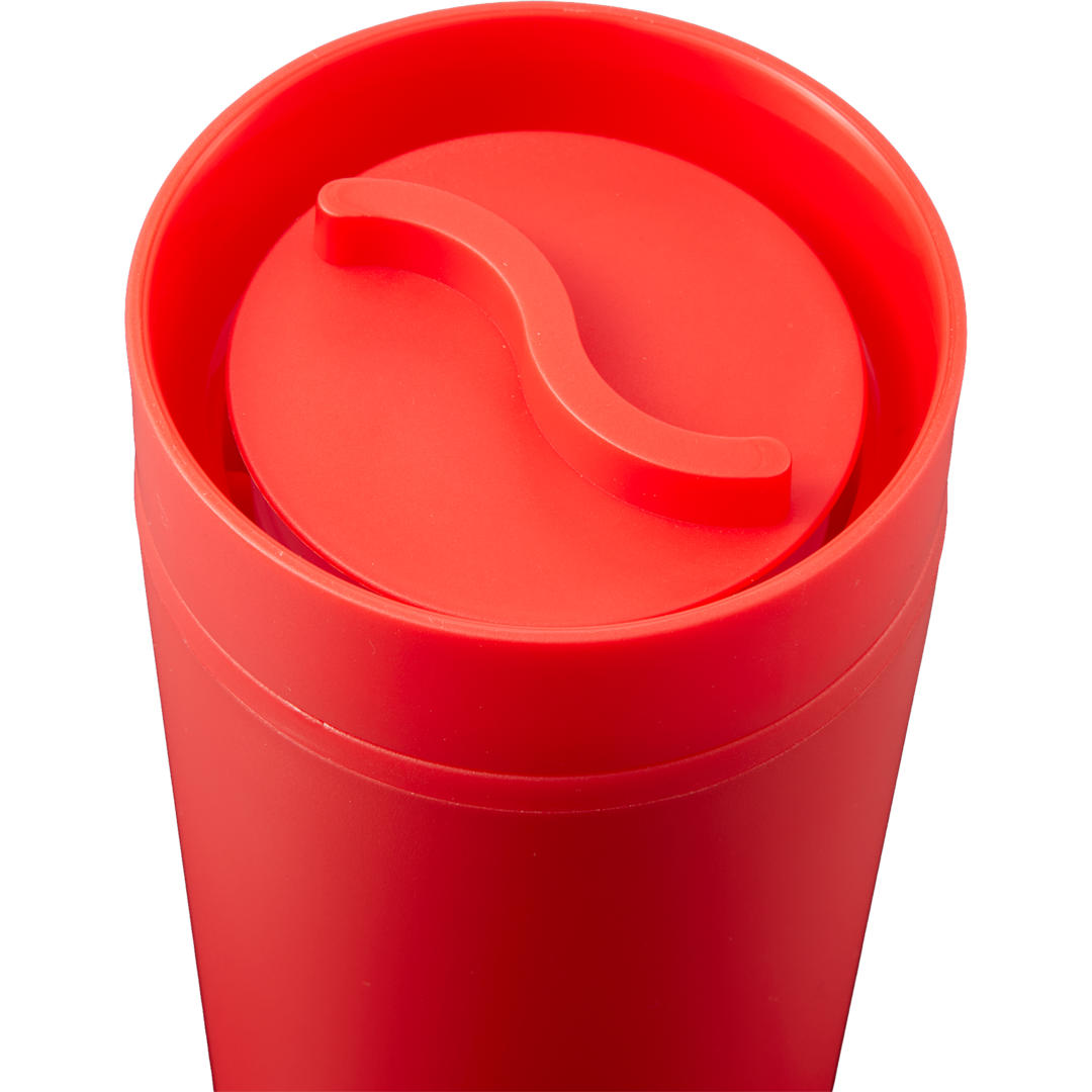 Bullet Lola Recycled Tumbler w/ 360 degree lid 16 oz - SM-6561 Red