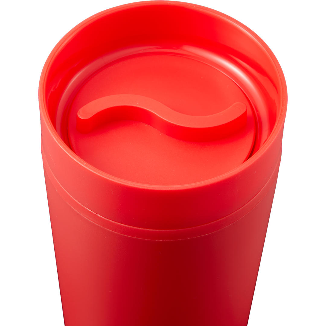 Bullet Lola Recycled Tumbler w/ 360 degree lid 16 oz - SM-6561 Red