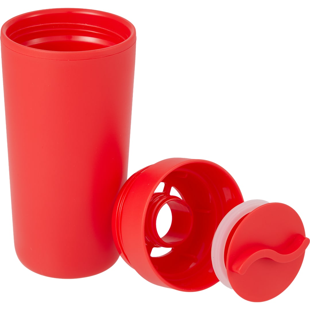 Bullet Lola Recycled Tumbler w/ 360 degree lid 16 oz - SM-6561 Red