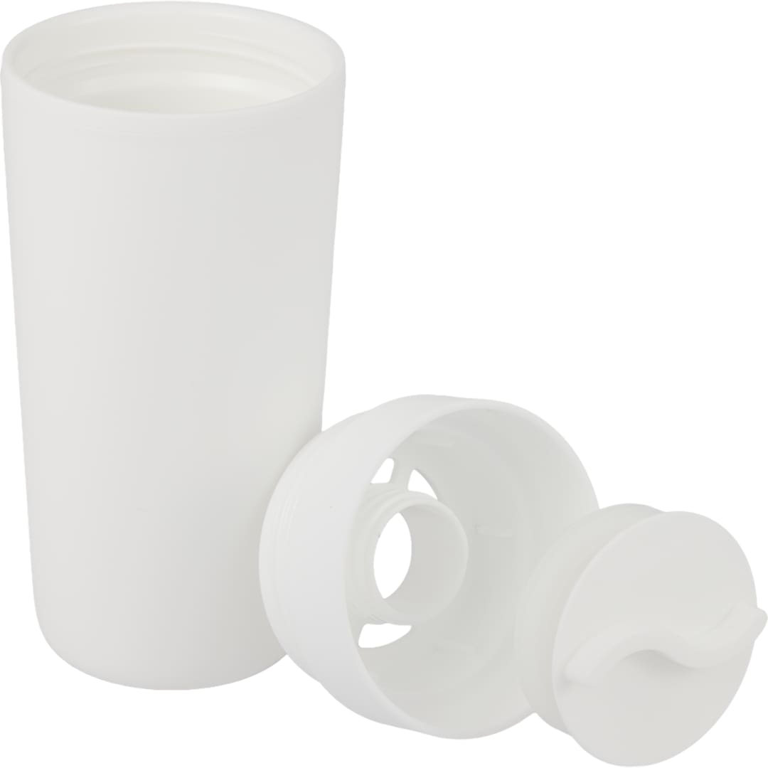Bullet Lola Recycled Tumbler w/ 360 degree lid 16 oz - SM-6561 White