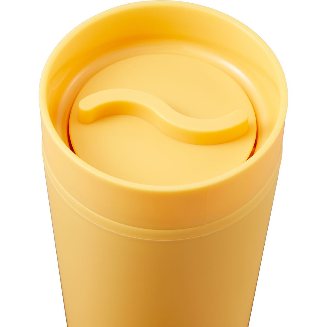 Bullet Lola Recycled Tumbler w/ 360 degree lid 16 oz - SM-6561 Yellow