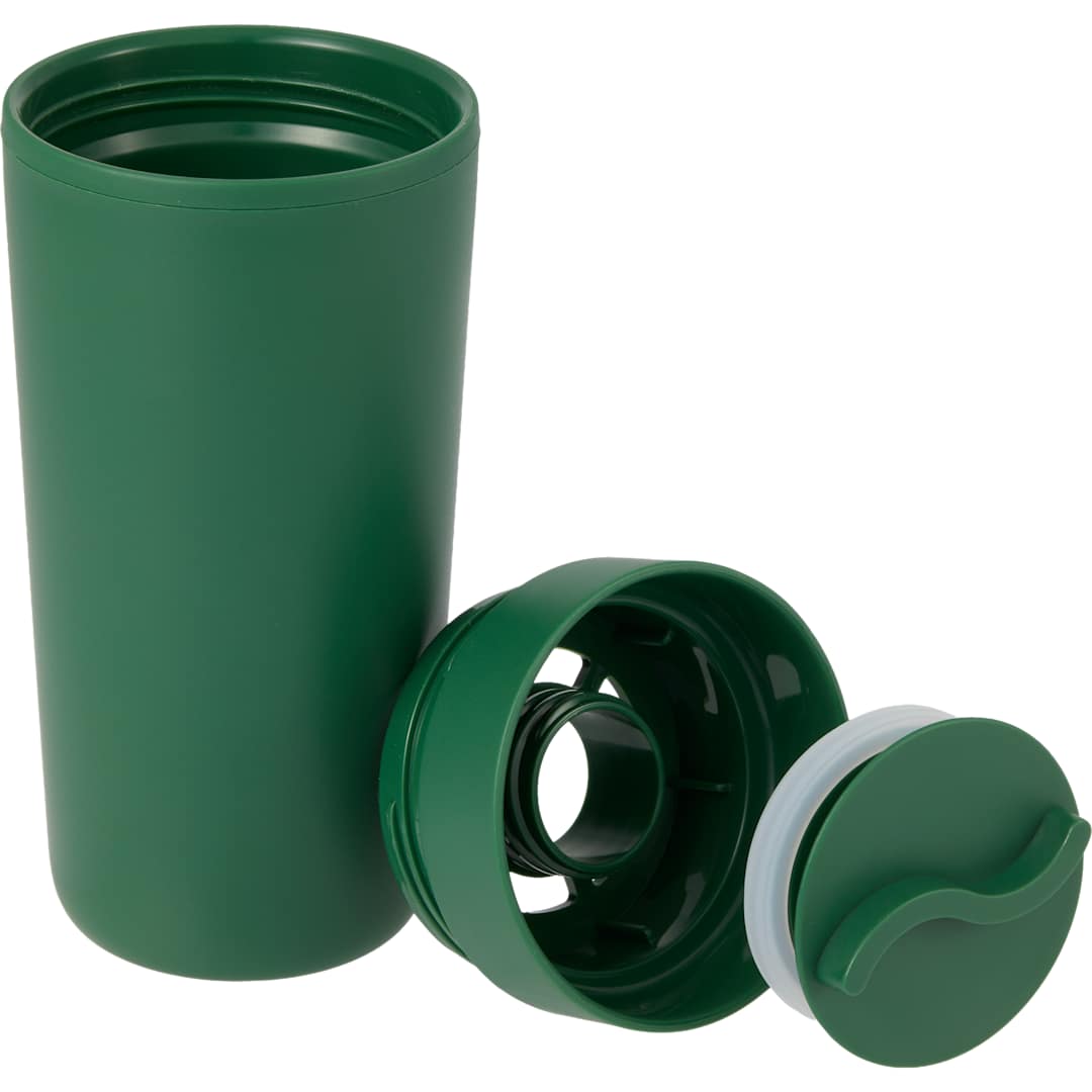 Lola Recycled Tumbler w/ 360 degree lid 16 oz - SM-6561 Green