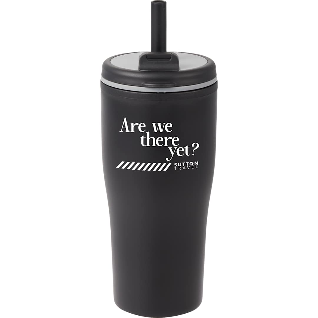Tango RPP Tumbler w/ Silicone Straw 20oz - SM-6562 Black