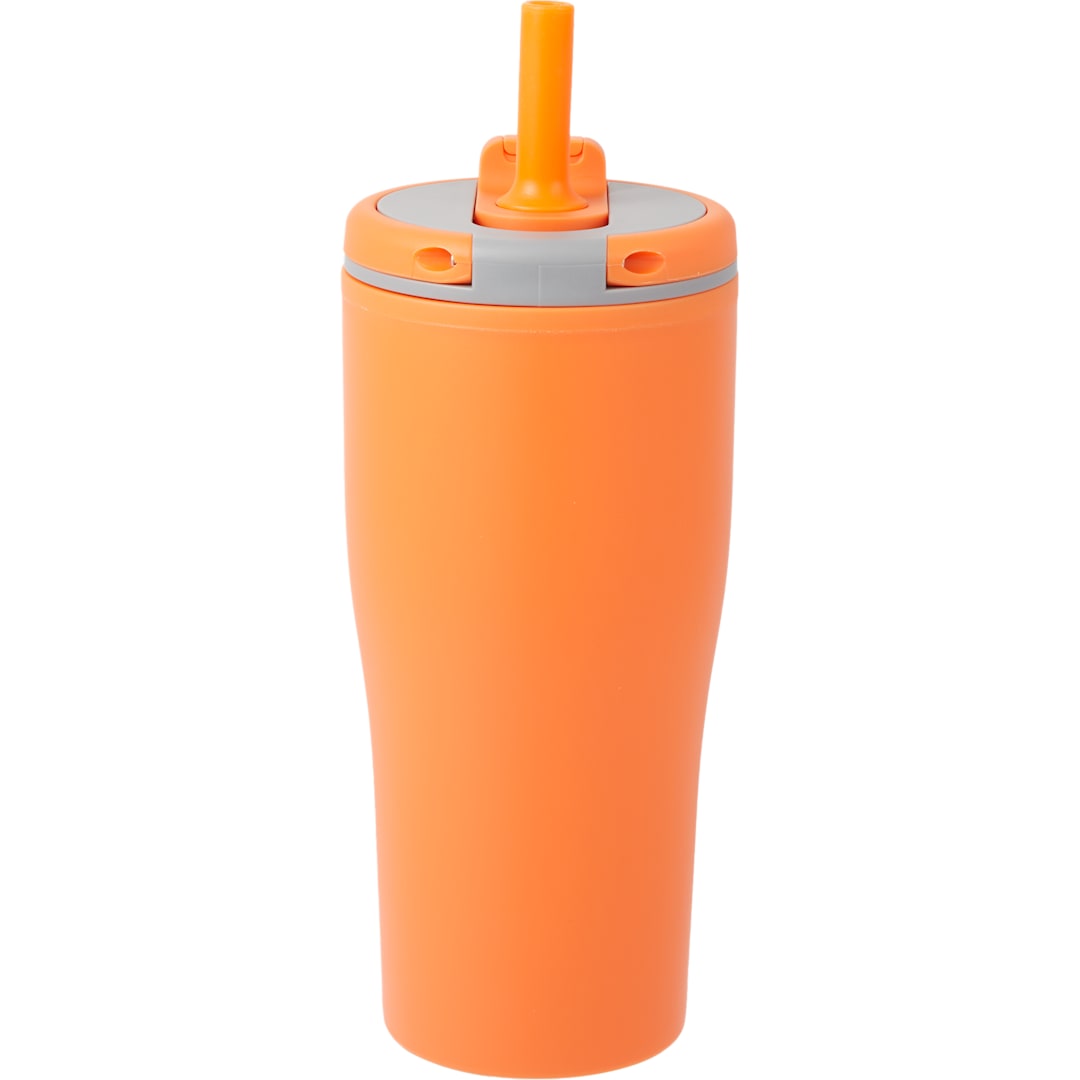 Tango RPP Tumbler w/ Silicone Straw 20oz - SM-6562 Orange