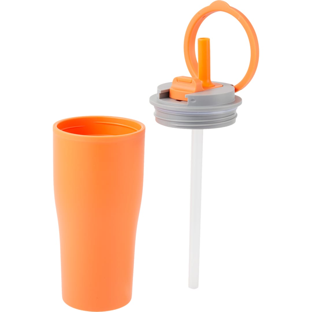 Tango RPP Tumbler w/ Silicone Straw 20oz - SM-6562 Orange