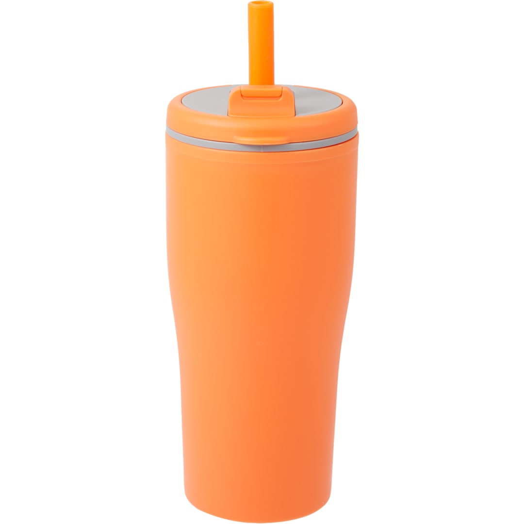 Tango RPP Tumbler w/ Silicone Straw 20oz - SM-6562 Orange