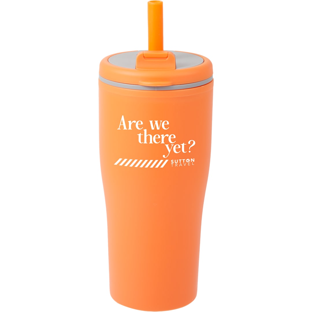 Tango RPP Tumbler w/ Silicone Straw 20oz - SM-6562 Orange