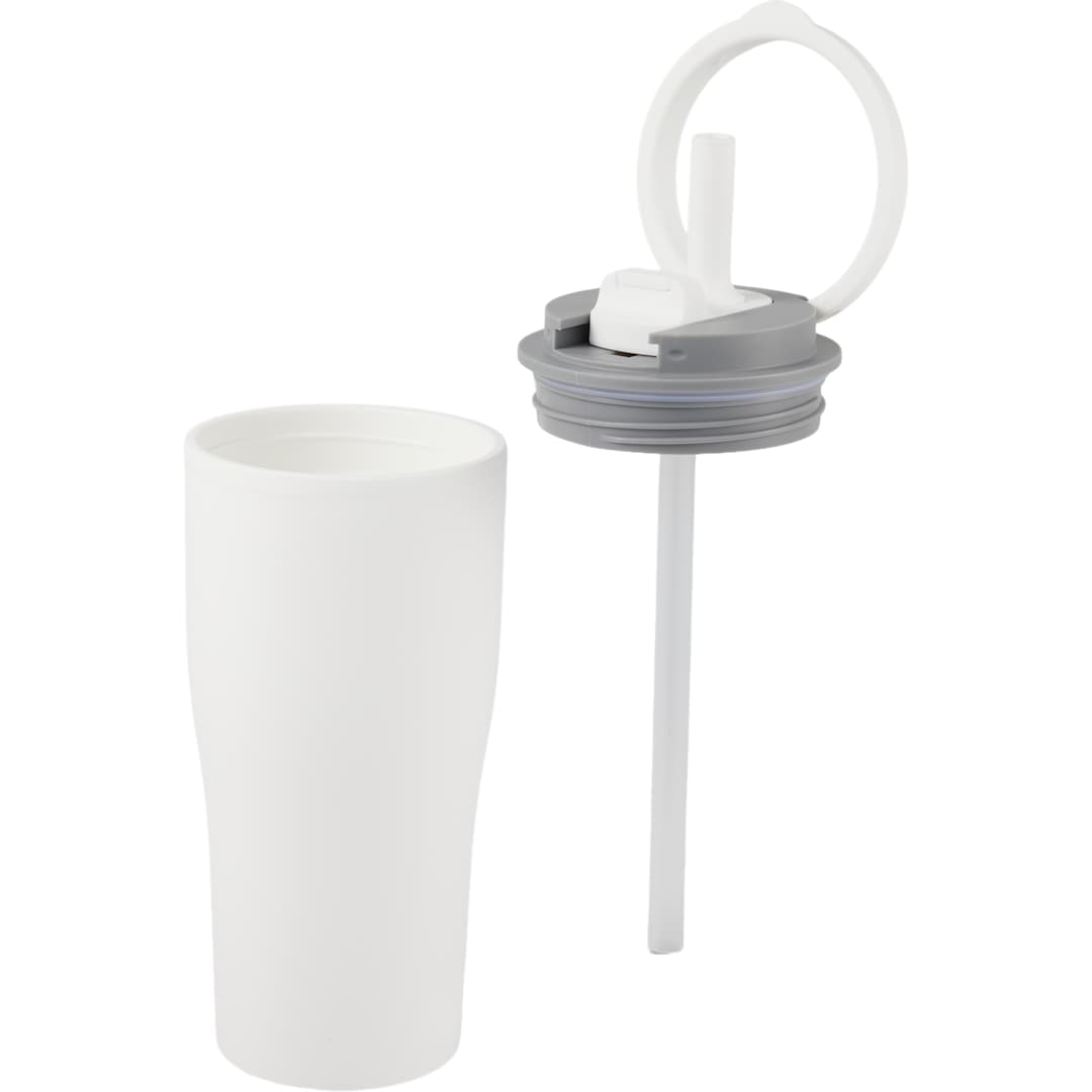 Tango RPP Tumbler w/ Silicone Straw 20oz - SM-6562 White