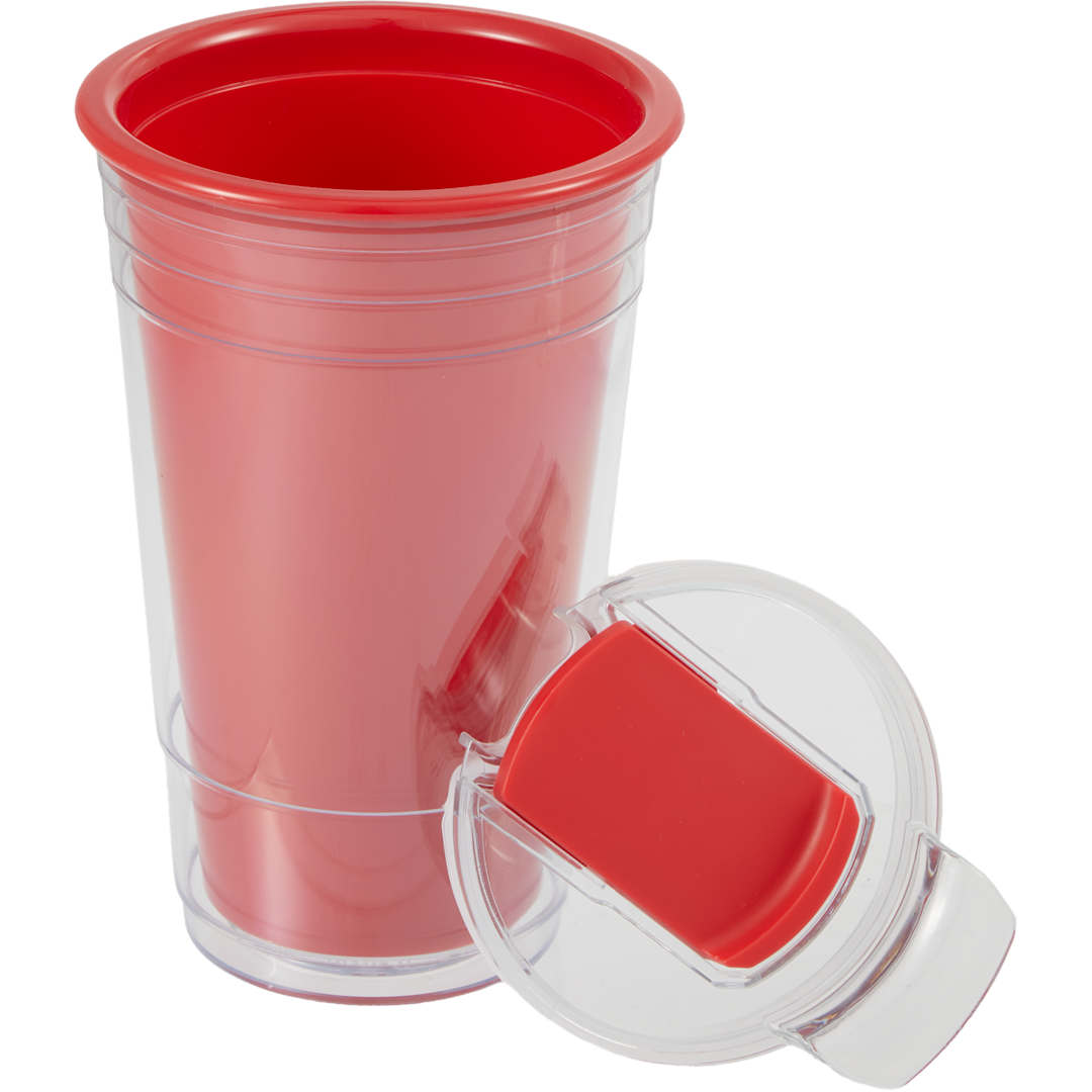 Bullet Mipsy Recycled Double Wall Tumbler 16oz - SM-6563 Red