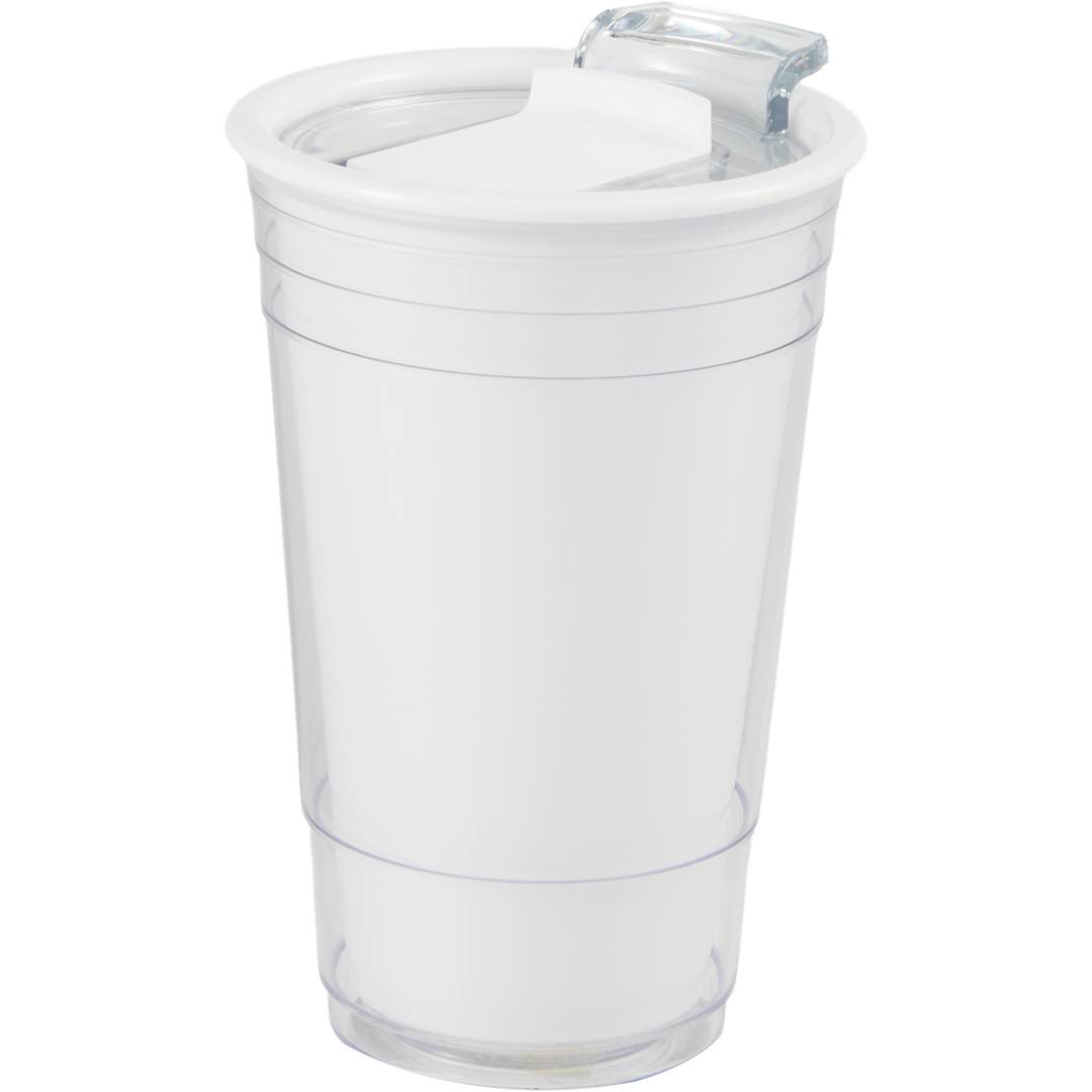 Bullet Mipsy Recycled Double Wall Tumbler 16oz - SM-6563 White