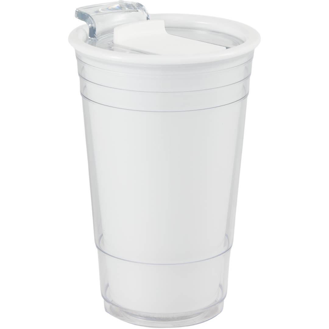 Bullet Mipsy Recycled Double Wall Tumbler 16oz - SM-6563 White