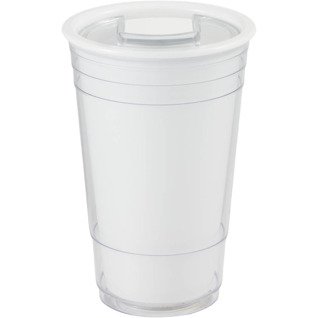 Bullet Mipsy Recycled Double Wall Tumbler 16oz - SM-6563 White