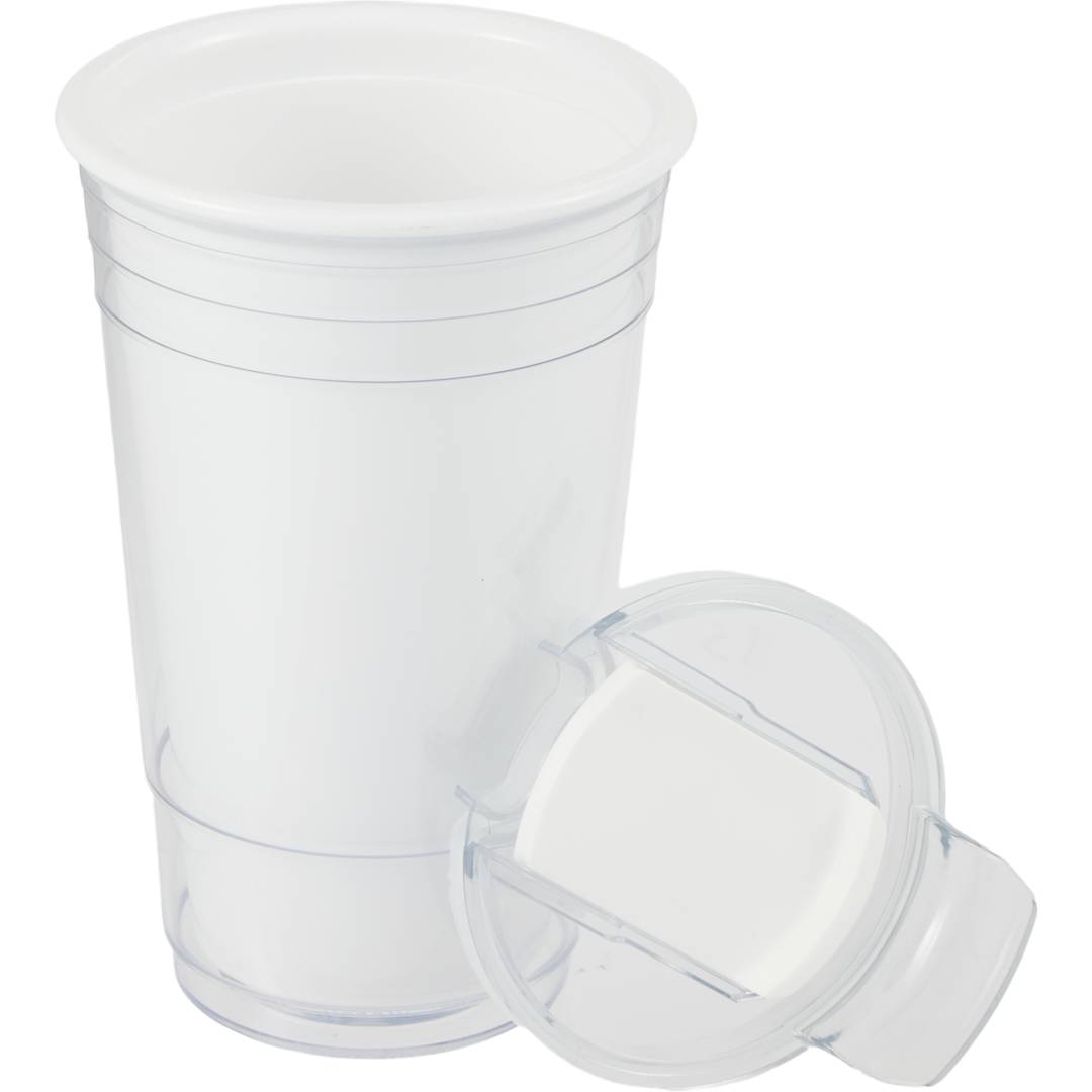 Bullet Mipsy Recycled Double Wall Tumbler 16oz - SM-6563 White