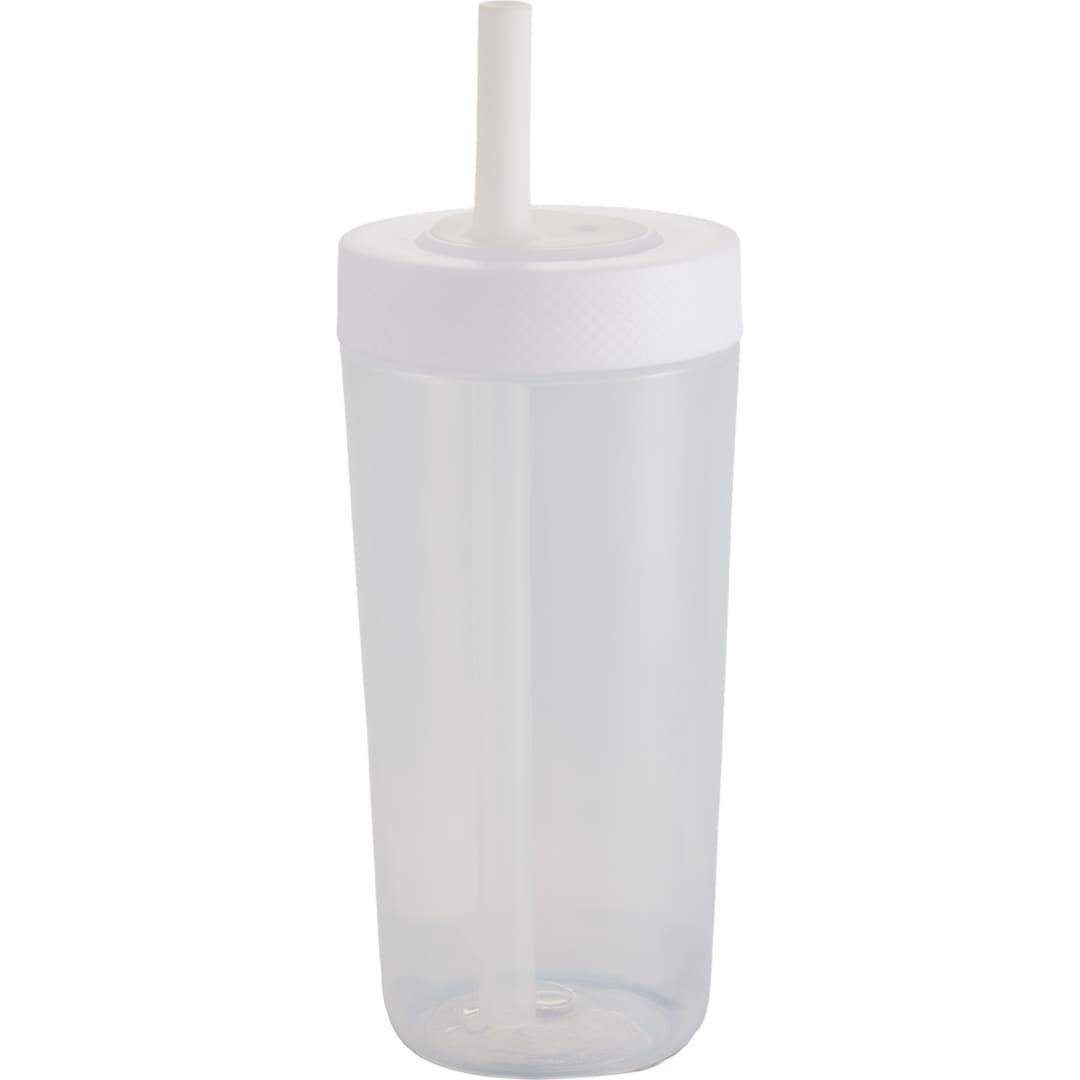 Everywhere 22oz Recycled Straw Tumbler - SM-6971 White