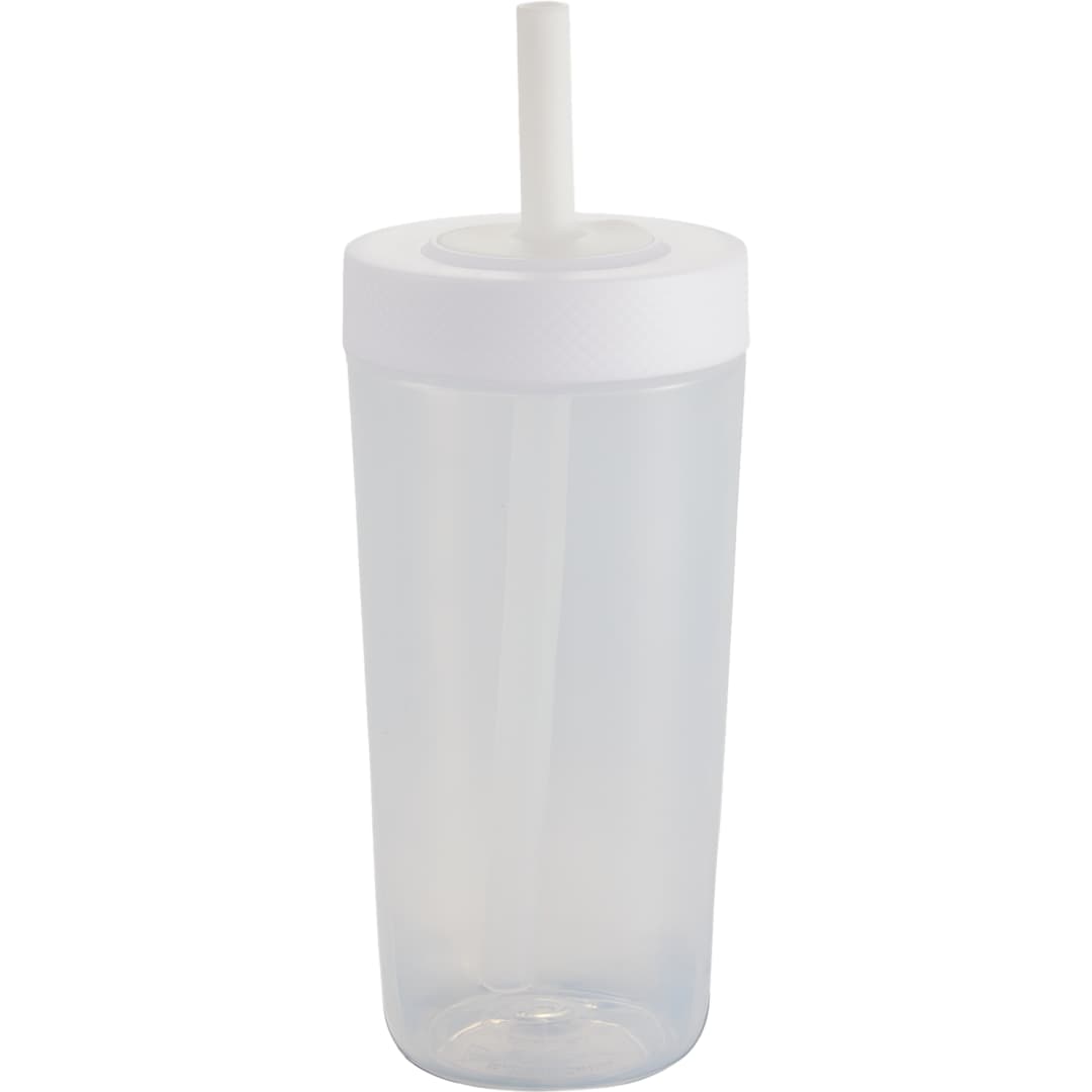 Everywhere 22oz Recycled Straw Tumbler - SM-6971 White