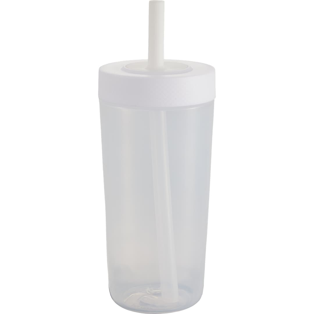 Everywhere 22oz Recycled Straw Tumbler - SM-6971 White