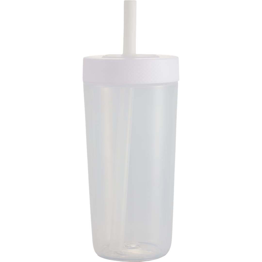 Everywhere 22oz Recycled Straw Tumbler - SM-6971 White