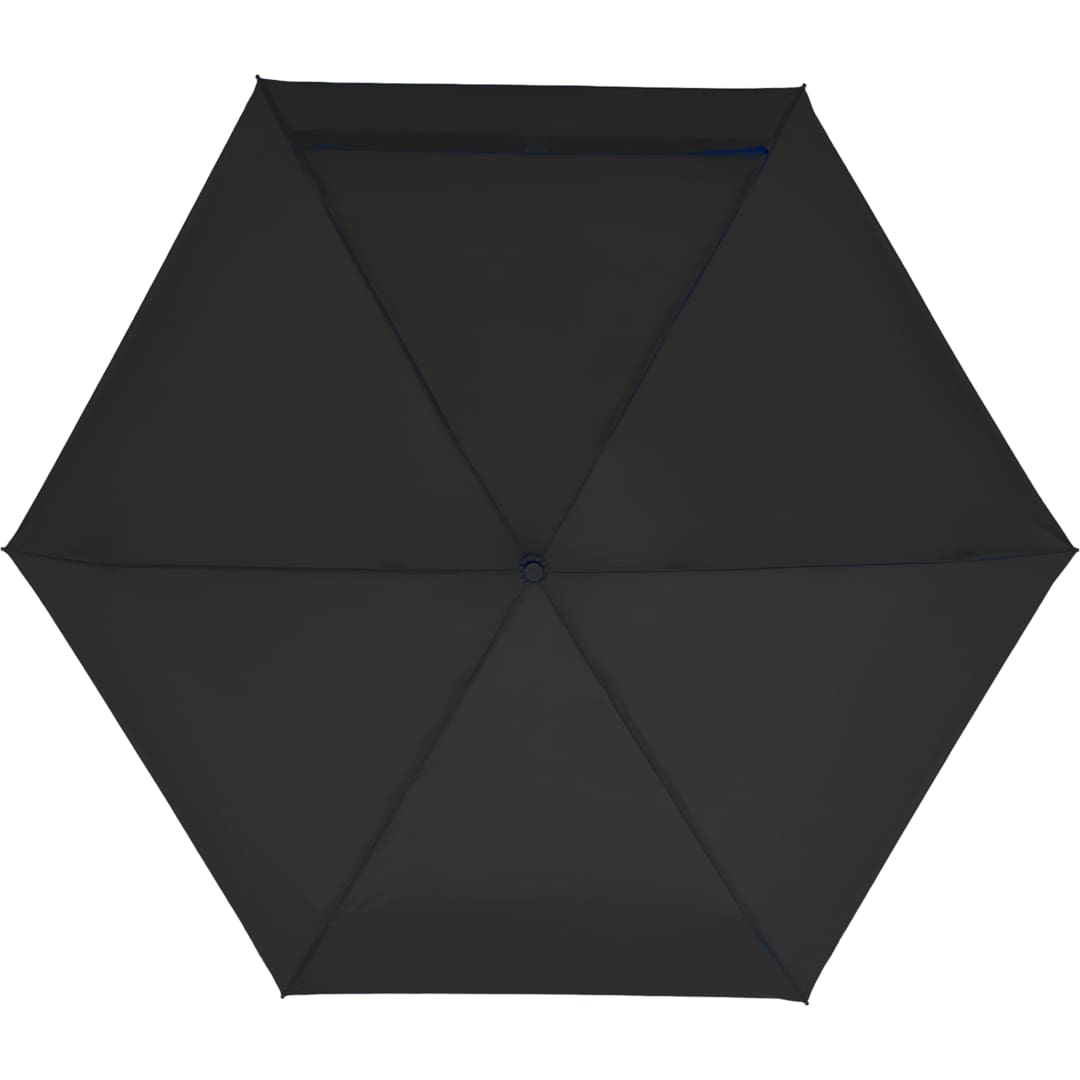 37" Recycled 5 Folding Umbrella - SM-8182 Black