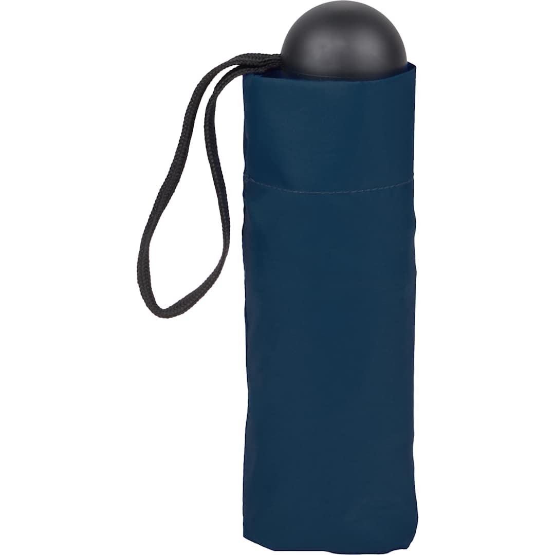 37" Recycled 5 Folding Umbrella - SM-8182 Blue