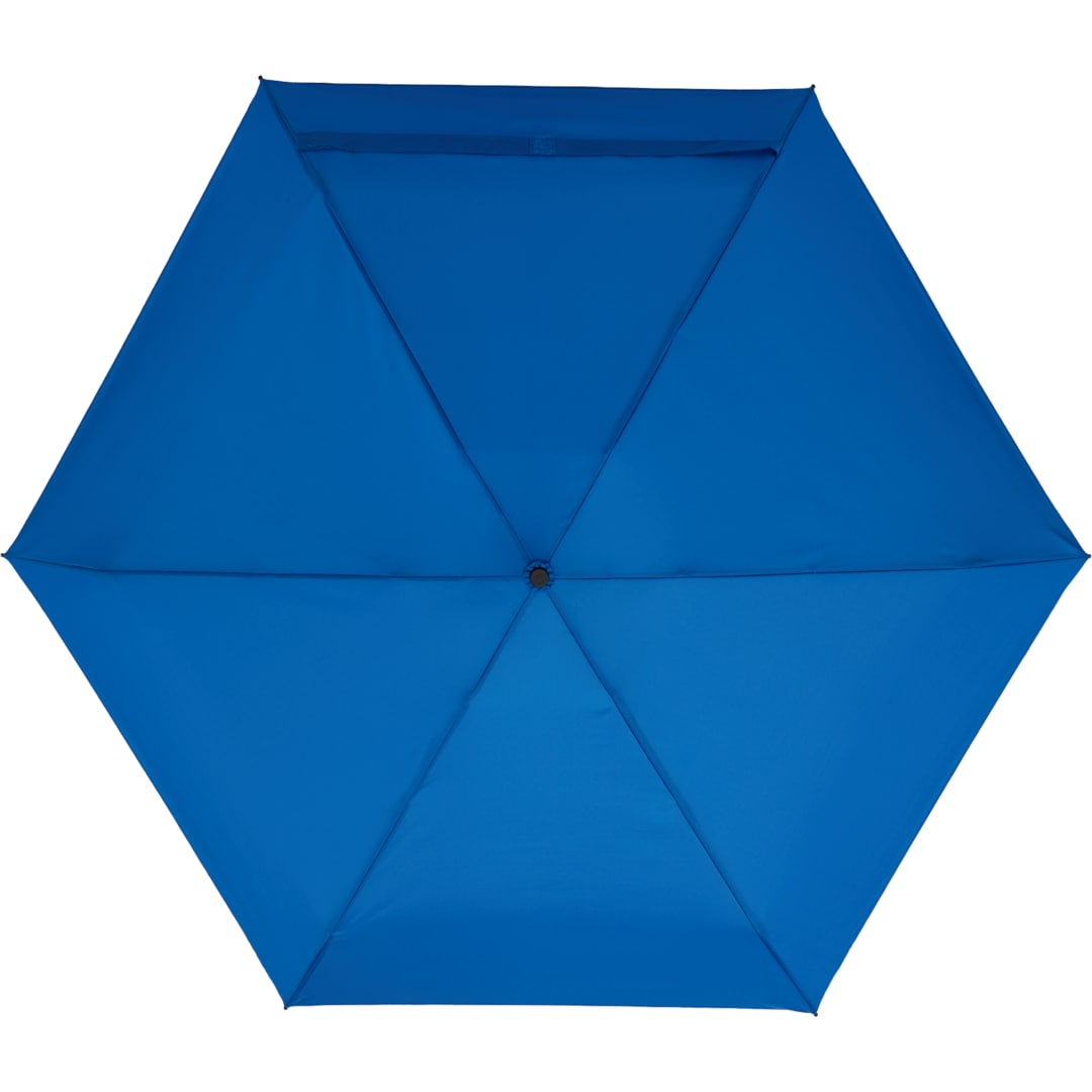 37" Recycled 5 Folding Umbrella - SM-8182 Blue