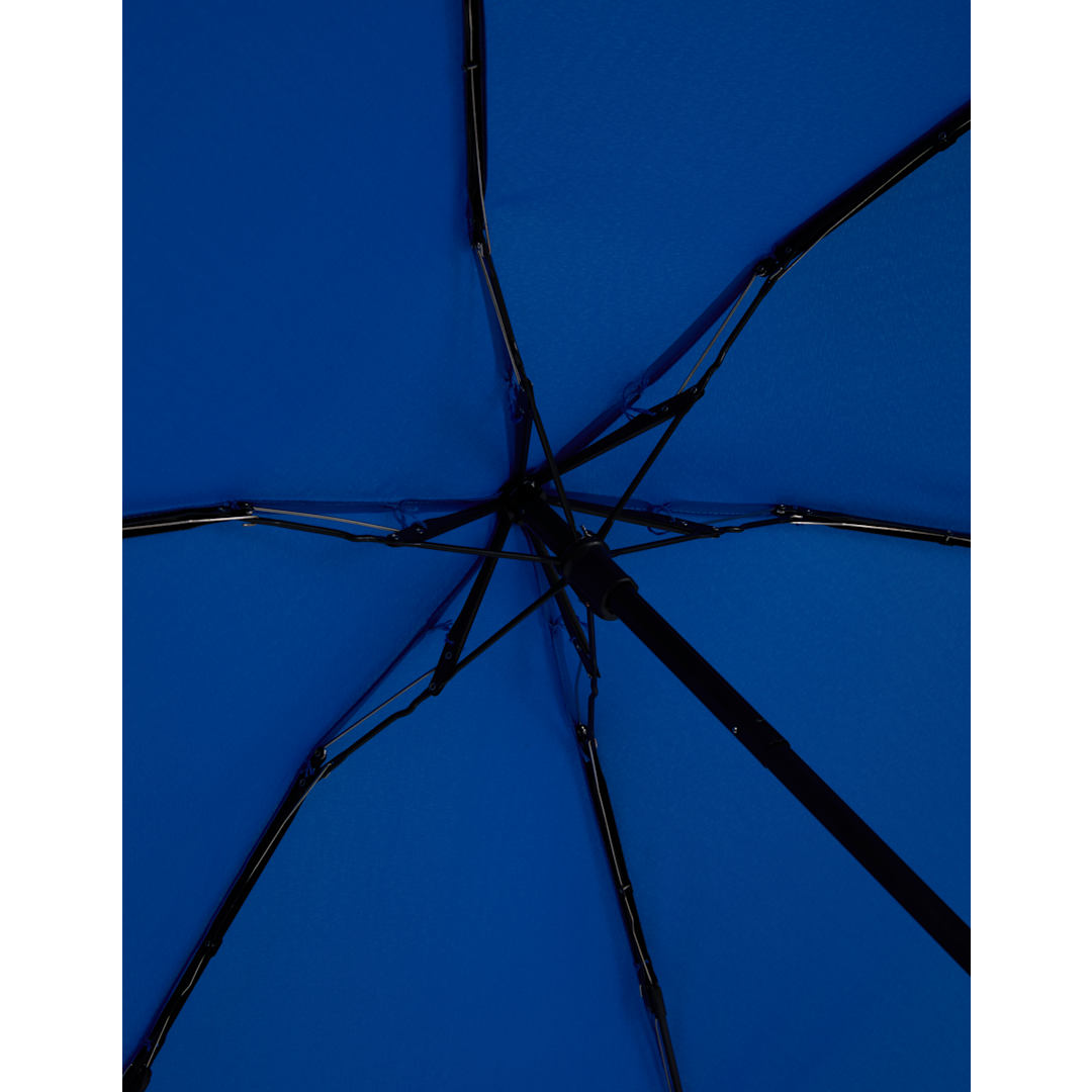 37" Recycled 5 Folding Umbrella - SM-8182 Blue